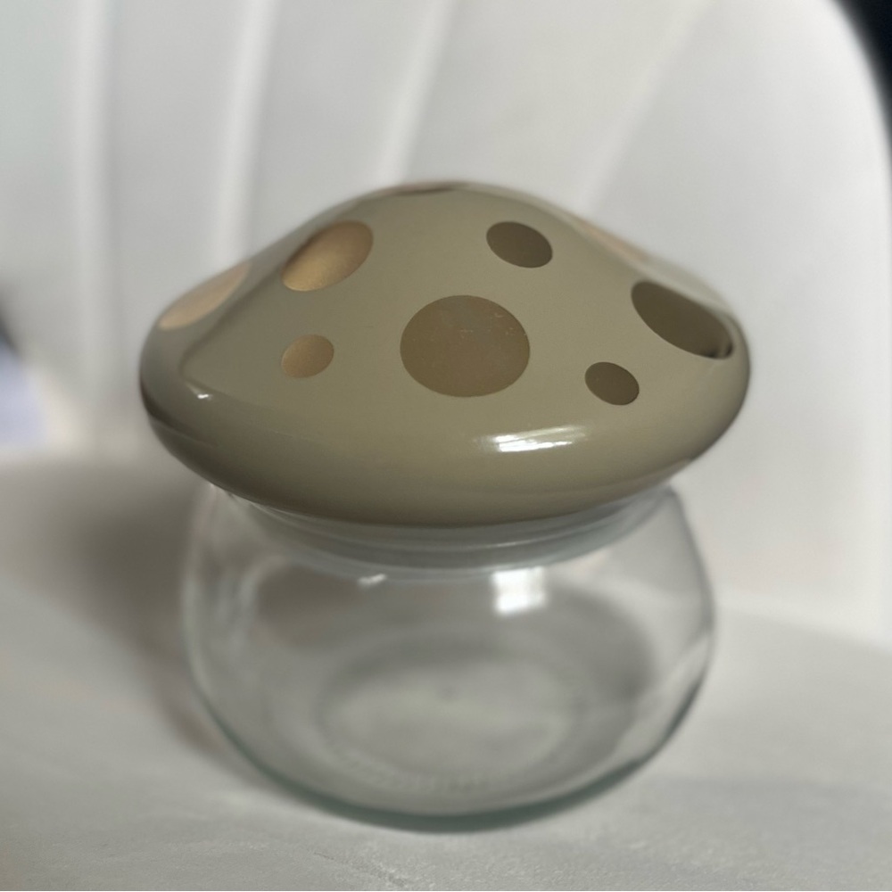 NWOT Target Green Mushroom Jar